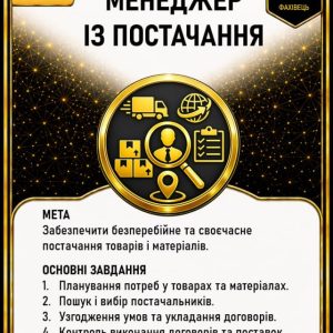 Менеджер із постачання